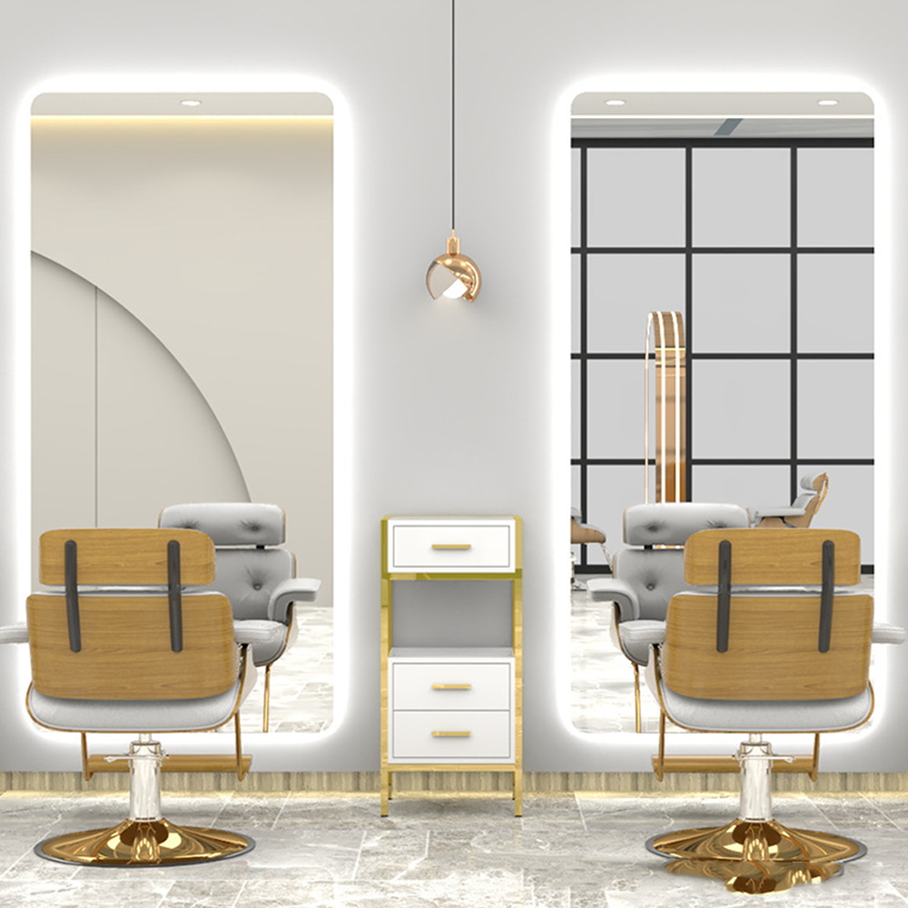 Bezrámové nástenné LED Salon Mirror Light Inteligentné zrkadlové obdĺžnikové odhmlievanie