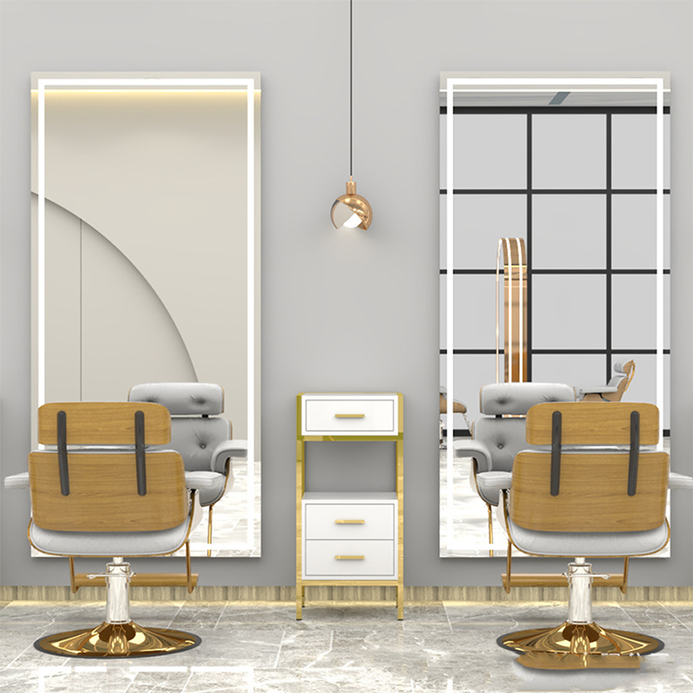 Bezrámové nástenné LED Salon Mirror Light Inteligentné zrkadlové obdĺžnikové odhmlievanie