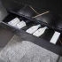 Moderná dubová kúpeľňa Vanity Hotel Black Jednoumývadlo Malá kúpeľňová skrinka s inteligentným zrkadlom