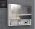 ODM LED Smart Mirror Prispôsobená veľkosť Farba umývadlo Kúpeľňová skrinka