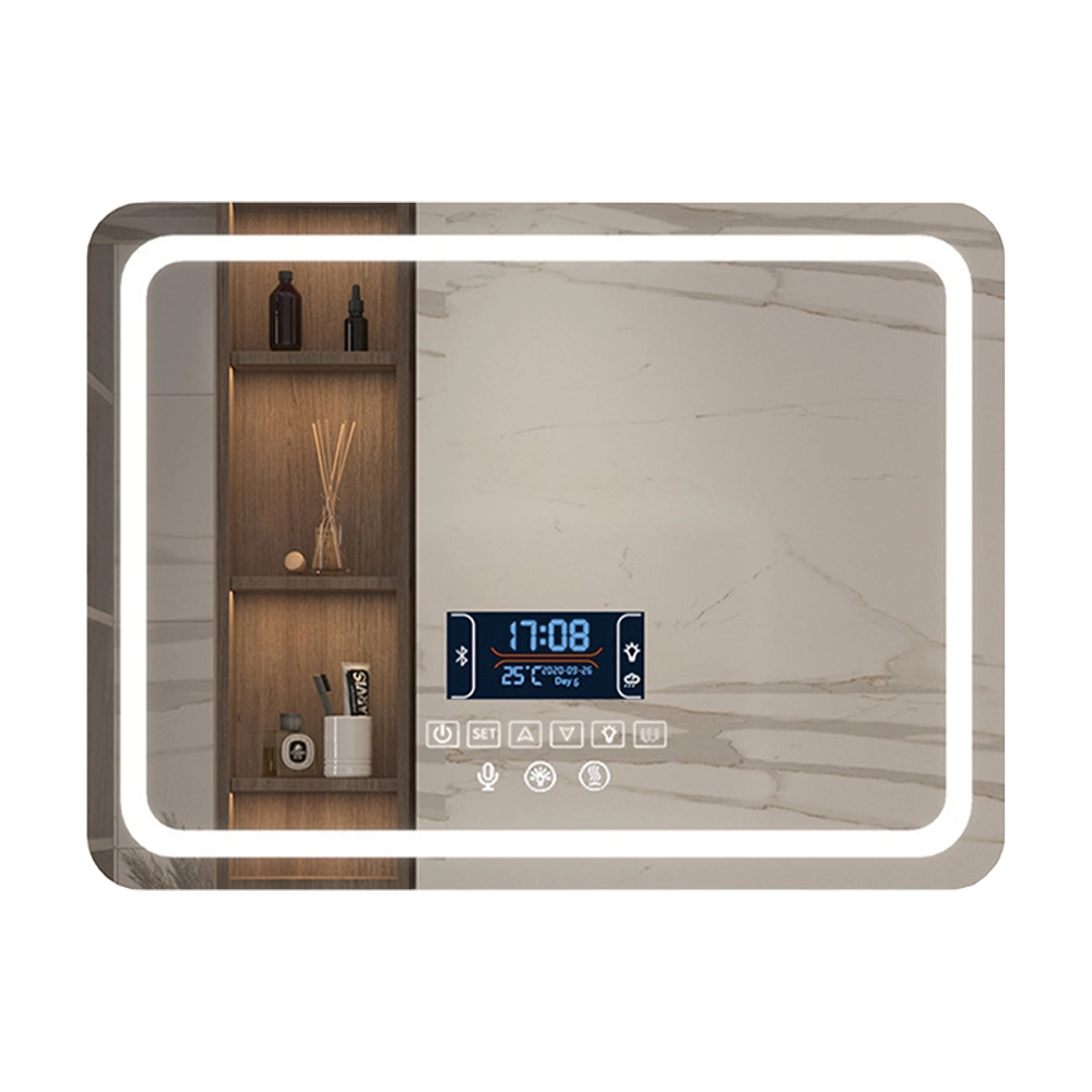 Európsky štandardný veľkoobchodný predaj v továrni Inteligentný moderný make-up Glass Home Decor Kúpeľňové zrkadlo