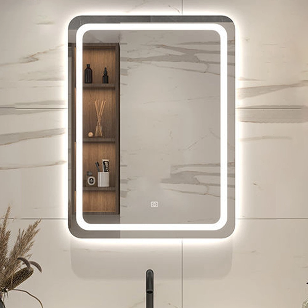 Európsky štandardný veľkoobchodný predaj v továrni Inteligentný moderný make-up Glass Home Decor Kúpeľňové zrkadlo