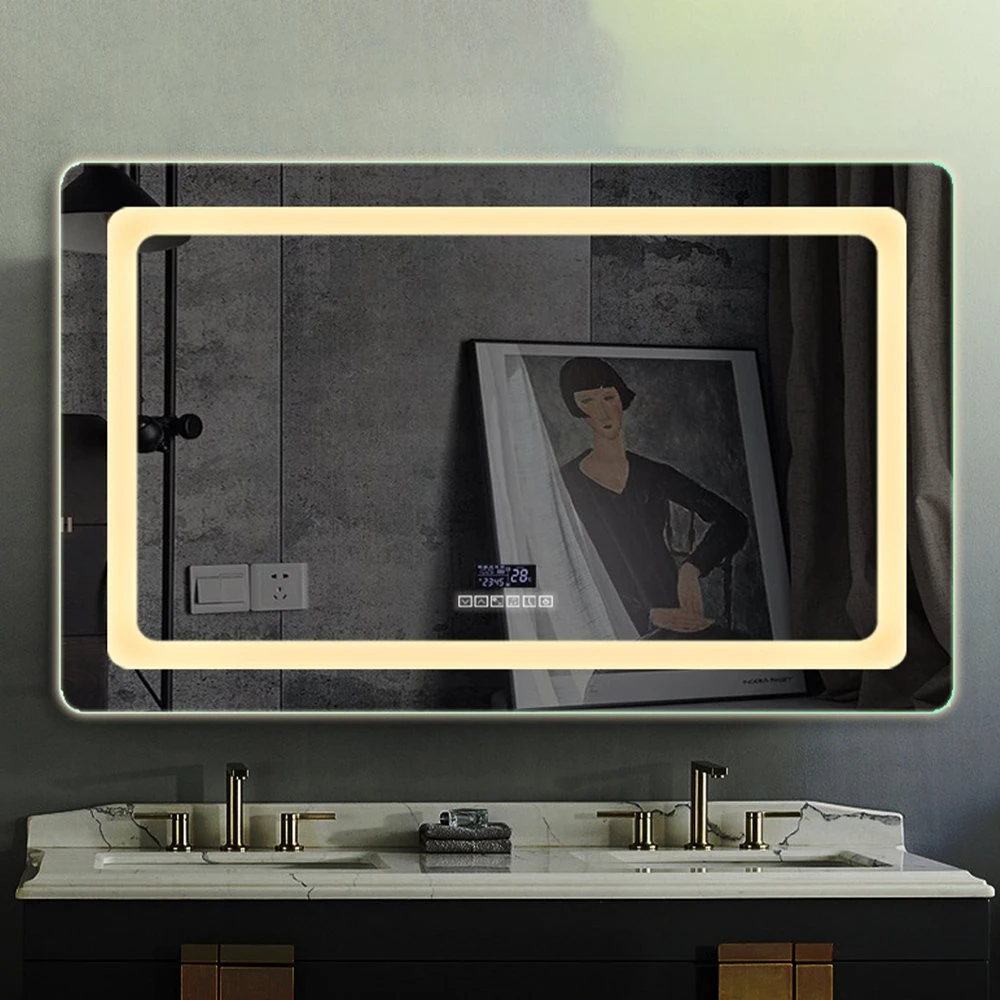 Domáca dekorácia Nástenné zrkadlo Zrkadlo do kúpeľne Zrkadlo na líčenie Bluetooth Zrkadlo na líčenie LED Smart Mirror Salon Nábytok