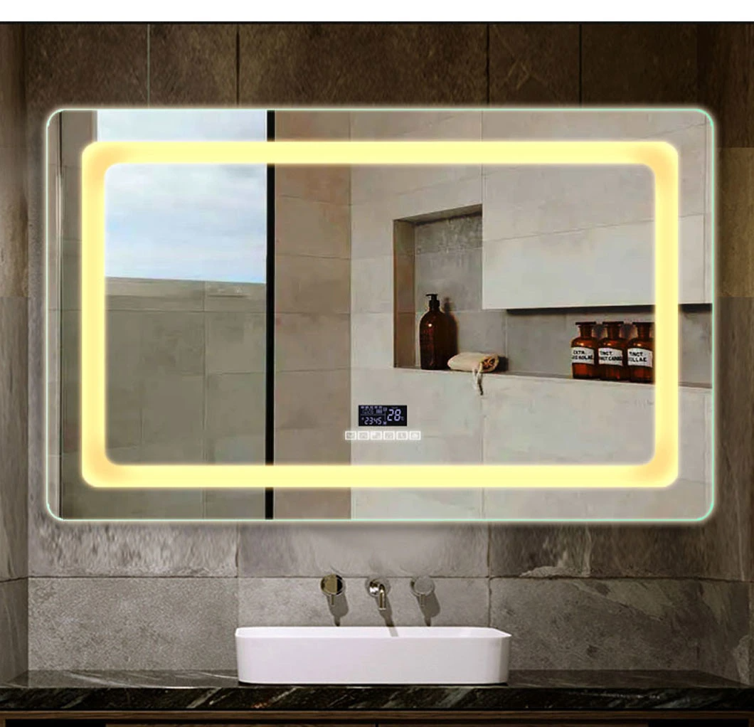 Kúpeľňová skrinka s umývadlovou práčkou Ledmirror Plávajúce dosky s dvojitým umývadlom Miska Čiernobiele umývadlo pre hotel