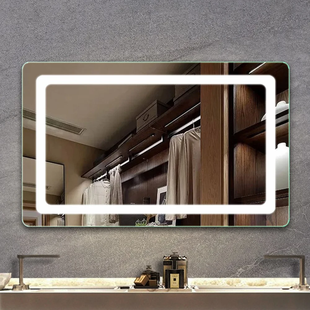 Hot Sale Defogger Rectangle Smart LED Kúpeľňové zrkadlo Dotyková obrazovka LED podsvietené zrkadlo