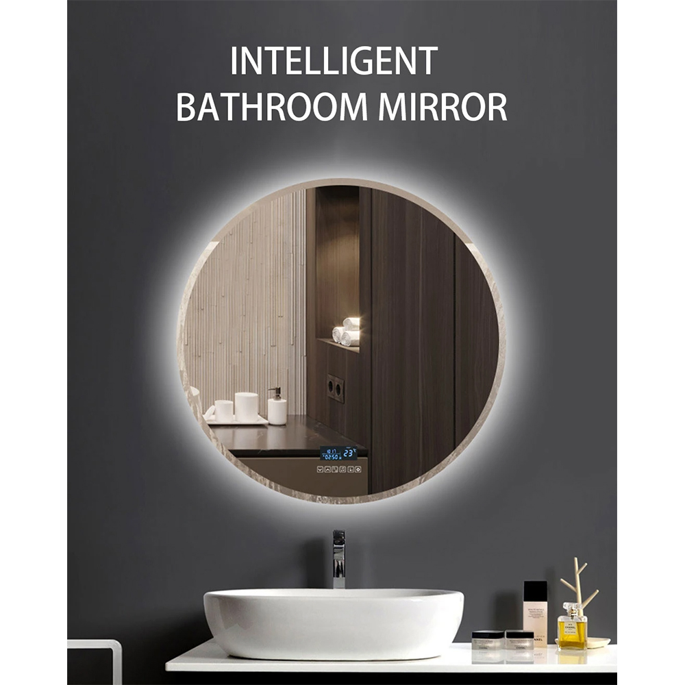 LED Smart Mirror Nástenné zrkadlo Bytová dekorácia Bluetooth Makeup Zrkadlo Kúpeľňové doplnky Nábytok do salónu