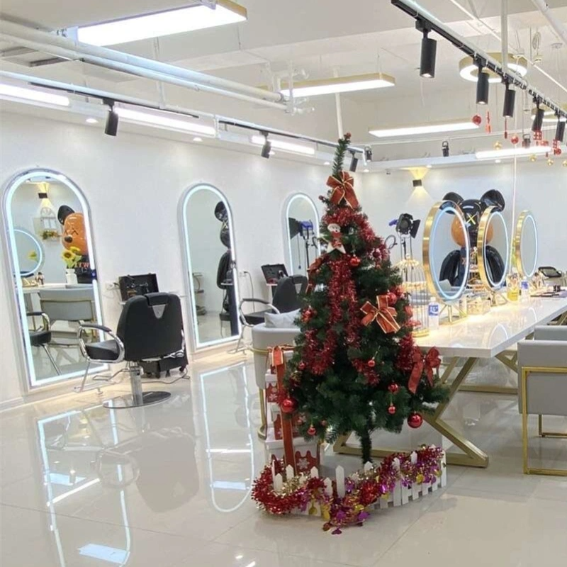 Veľké LED podsvietené Salónne zrkadlo Oversize Toaletné zrkadlo Beauty Barber LED podsvietené zrkadlo