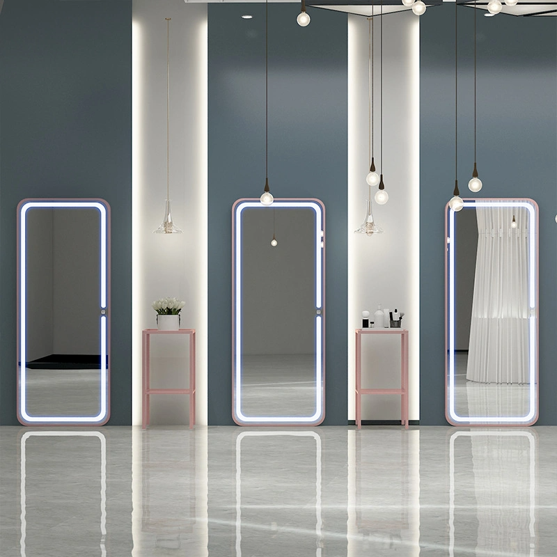 Veľké LED podsvietené Salónne zrkadlo Oversize Toaletné zrkadlo Beauty Barber LED podsvietené zrkadlo