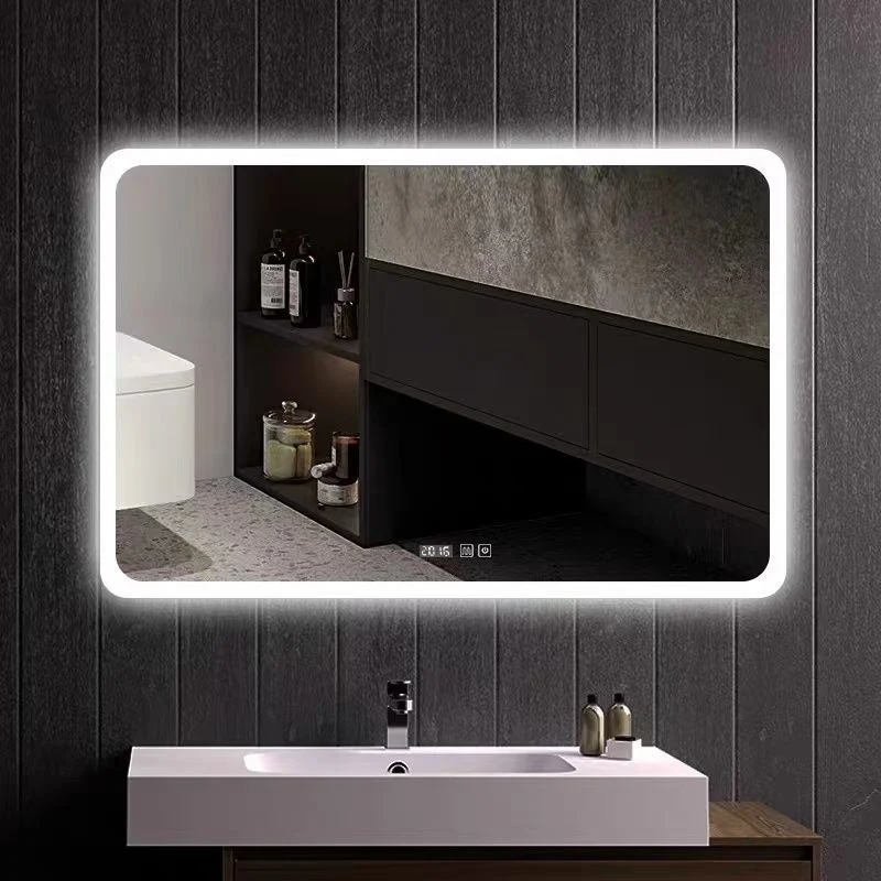 Osobné vlastné podsvietené LED kúpeľňové zrkadlo Vodotesné kozmetické zrkadlo so svetlom